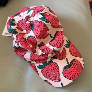 BAGGU strawberry baseball cap NWT